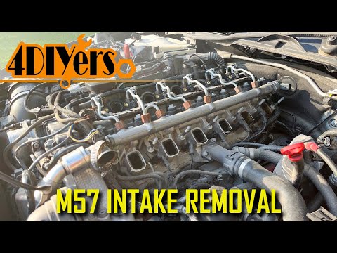 How to Remove the Intake Manifold on a BMW 335d M57 Diesel