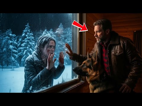 She Begged for Help at the Cabin Window — A Veteran And His German Shepherd Found a Terrible Secret