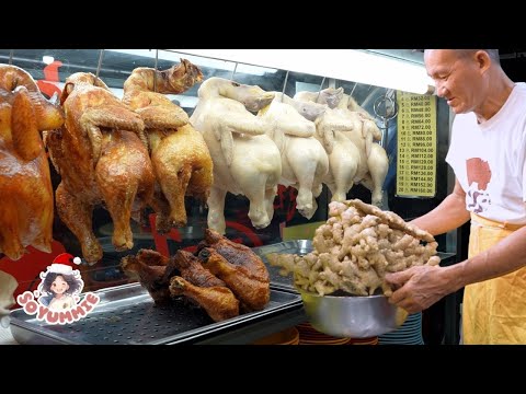 60 Yrs! Customer WAIT JUST to eat at OLDEST Poached Chicken Shop at 6.30am! #海南鸡饭 -M’sia Street Food