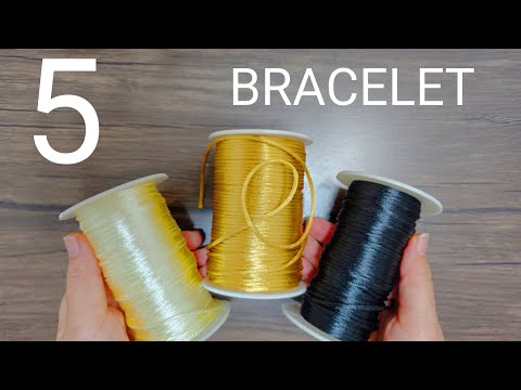 5 Stylish and Attractive Bracelets Anyone Can Make | macrame bracelet tutorial | Thread Art