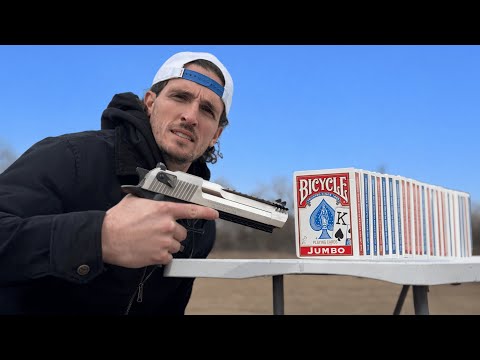 Can a Deck of Cards Stop a Bullet?
