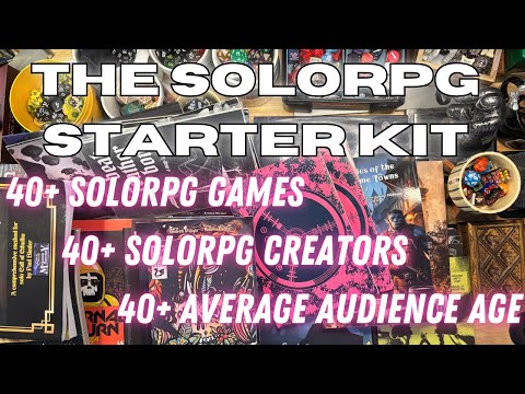 The New Solo Player Starter Pack: 40+ SoloRPG games and 40+ SoloRPG YouTube creators