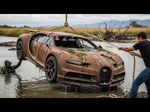 Asmr Car Restoration! Full Restoration of a Bugatti Chiron from Total Disrepair to Looking New