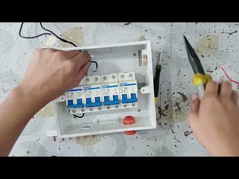 Paano ang wiring ng Distribution Panel 8ways Single phase 220VAC? Electric-Al Ep. 11
