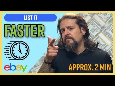 How to List Faster on eBay in 2 Minutes