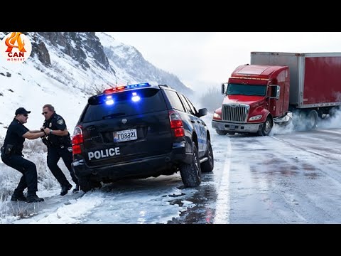Icy Road Madness Caught on Camera - Winter Crash Chaos #20