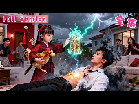 玄門大佬五歲半！她一手斷人生死一手送福招財，隨手畫出一道符，立馬召來天雷劈開邪祟喚醒植物人大哥，成為全家團寵小福星！#短劇 #霸總 #全集 #灰姑娘