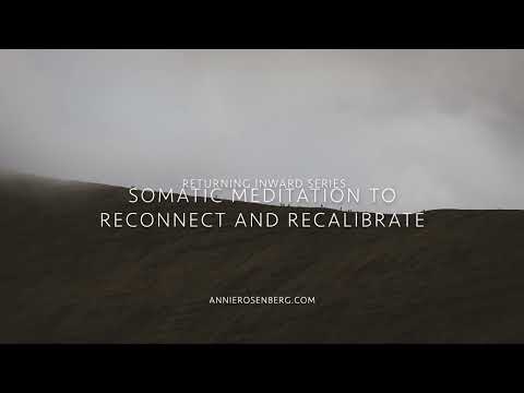 Somatic Meditation to Reconnect and Recalibrate | Returning Inward Series