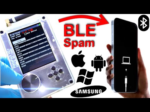 HackRF One Portapack H2+ BLEspam (iOS, Android, Windows, Samsung)