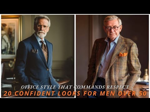 Office Style That Builds Confidence — 20 Outfits for Older Men - men's fashion