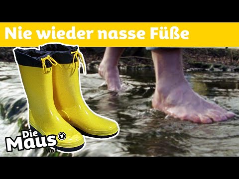 Gummistiefel-Herstellung | DieMaus | WDR