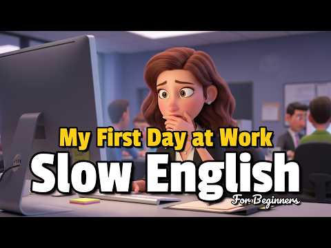 My First Day at Work | English Listening Practice for Beginners | Slow English