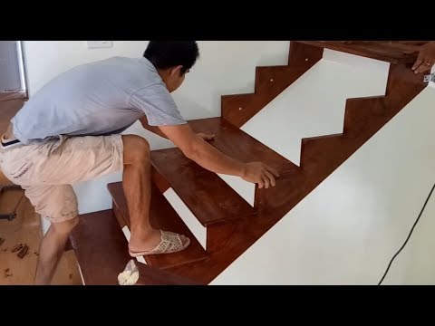 Ingenious Woodworking Techniques And Skills Easy - Build And Install A Wooden Staircase Step By Step