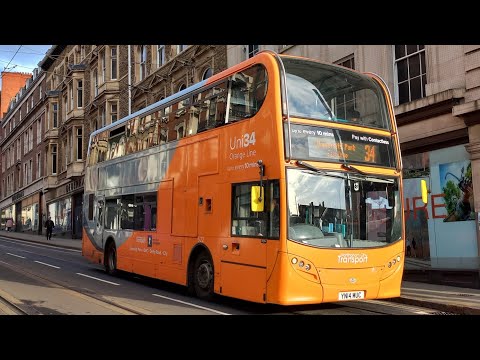 *Gearbox kickdown* NCTX Buses 622 (YN14 MUC) Scania N230UD ADL Enviro400 | Orange Line 34C