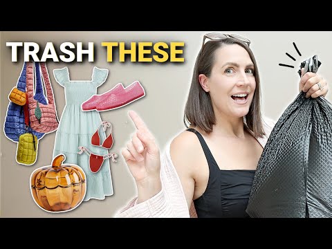 9 THINGS YOU SHOULD DECLUTTER in September (🍂 now that autumn is here) | decluttering + minimalism