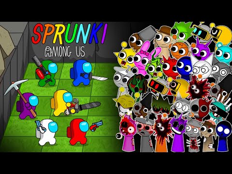 어몽어스 VS SPRUNKI VS ZOMBIES | AMONG US ANIMATION