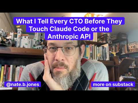 What I Tell Every CTO Before They Touch Claude Code or the Anthropic API