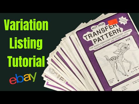 ebay VARIATION LISTING Tutorial | Beginner ebay Reseller Tips