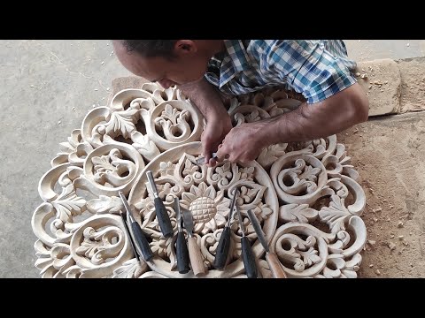 Wood carving tutorial for beginners. Carving with simple tools. Simple wood carving ideas