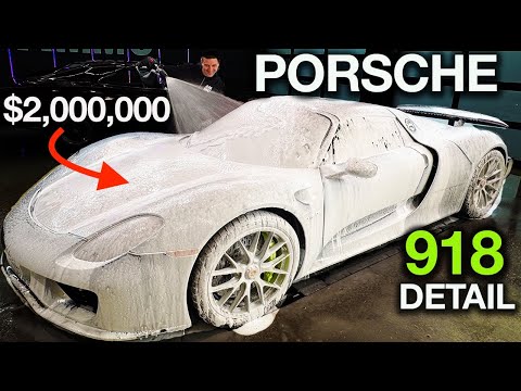 $2M Porsche 918 Detail and Drive! Removing PPF On A Hypercar
