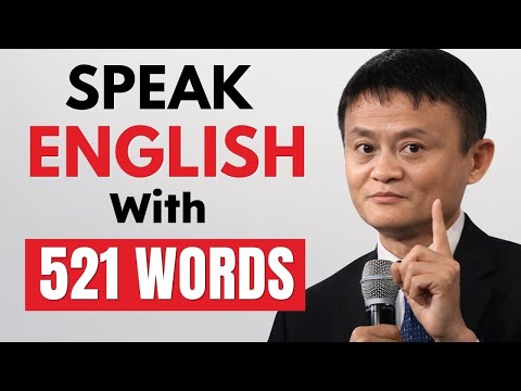 How To Speak English With Just 521 Words | No Money, No Teacher | Jack Ma Motivation