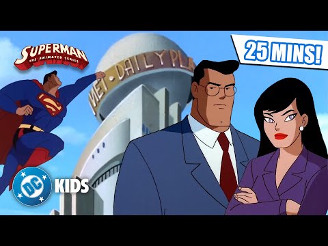 Best of Clark Kent & Lois Lane 👩🏻‍❤️‍💋‍👨🏻 📰 | Superman: The Animated Series | #KidsCartoons @dckids