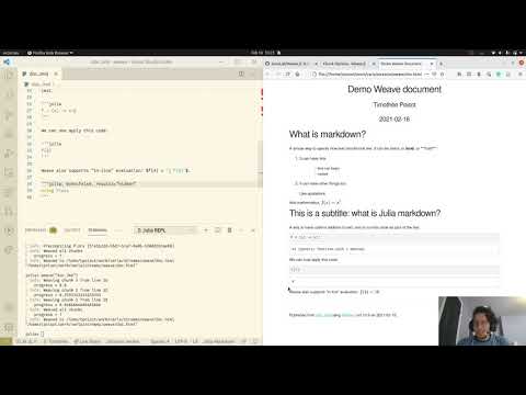 Julia toolkit: using Weave.jl for reproducible documents