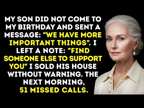 My Son Texted Me 'We Have More Important Things' On My 65th Birthday — So…