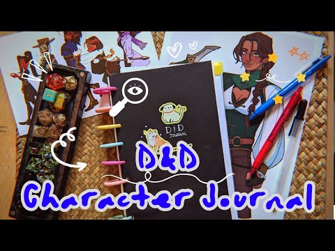 [D&D Character Journal] flip through