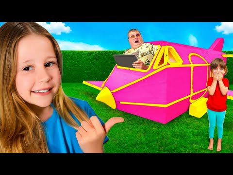 Nastya teaches her young friends good manners in public