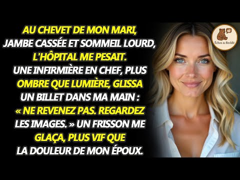 À l'hôpital, l'infirmière en chef a chuchoté : "Ne revenez pas. Votre mari..."