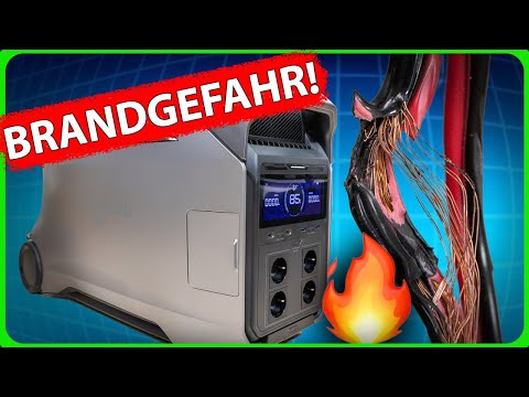 TEST: EcoFlow Delta PRO 3 🔋 CABLE FIRE?! 😱🔥 Advantages and disadvantages of the power station
