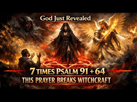 🔥God Just Revealed: 7 TIMES PSALM 91 + 64 — This Prayer Breaks Witchcraft