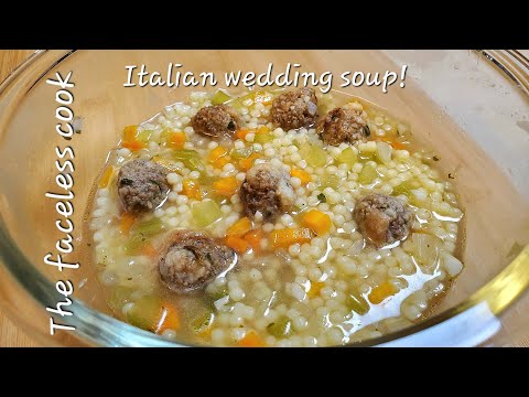 Italian wedding soup, start to finish!