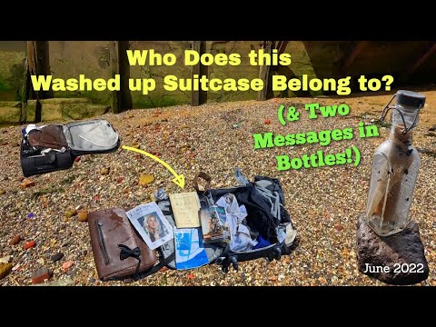 Mudlarking the River Thames - The Mystery of the Washed up Suitcase found in May 2022