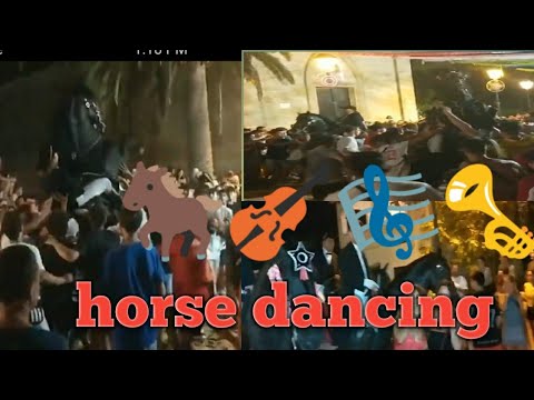 horse dance🐎🏇🎷🎻/menorca,spain