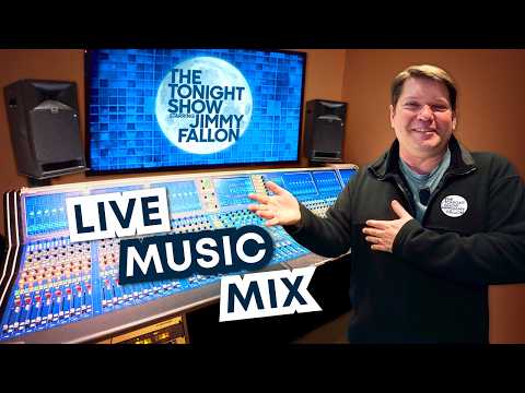 He mixes music for The Tonight Show Starring Jimmy Fallon