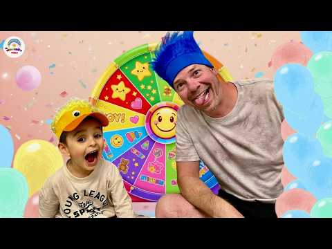 Spinning the Rainbow, Fun Wheel Game show for kids with THEO! SHOW FOR TODDLERS AND PRESCHOOLERS
