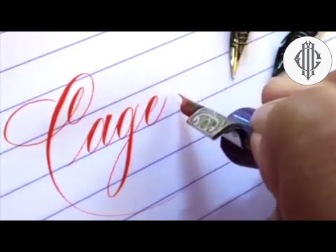 Copperplate & Florence Script Calligraphy compilation by Suzanne Cunningham