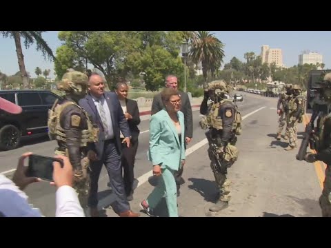 Bass confronts ICE in LA  | FOX 11 LA