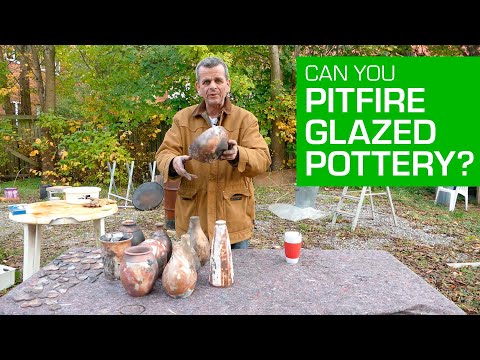 39.  Pitfire Glazed Pottery