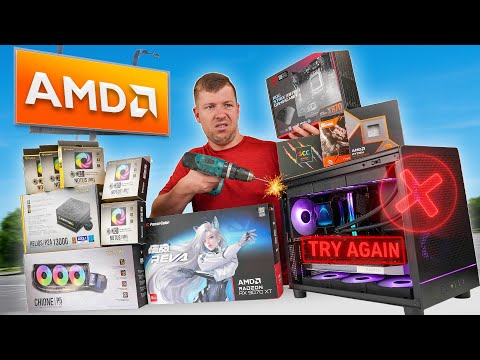 I Tried Building the Most Powerful AMD PC…  But The GPU Said NO