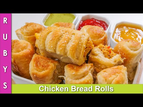 Soft Chicken & Cheese Bread Rolls Perfect for Iftari Recipe in Urdu Hindi  - RKK