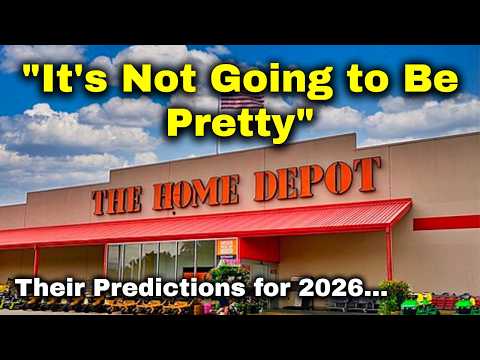 The Home Depot Predicts a Rough Housing Market in 2026 - Here is What They Are Saying...