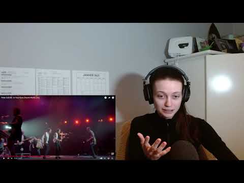 Reaction to PETER GABRIEL - "IN YOUR EYES" (Secret World Live)