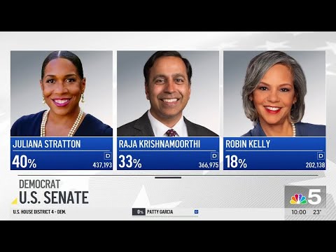 Juliana Stratton clinches victory in US Senate primary