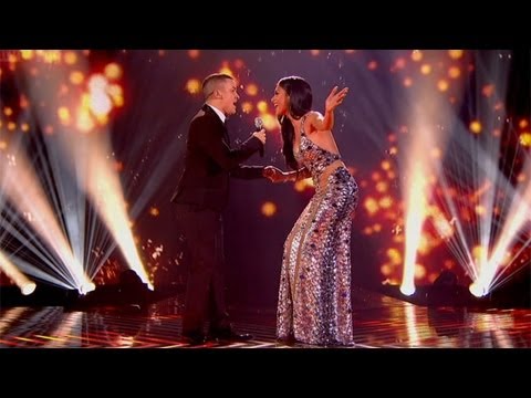 Jahmene and Nicole sing Whitney Houston's The Greatest Love - The Final - The X Factor UK 2012