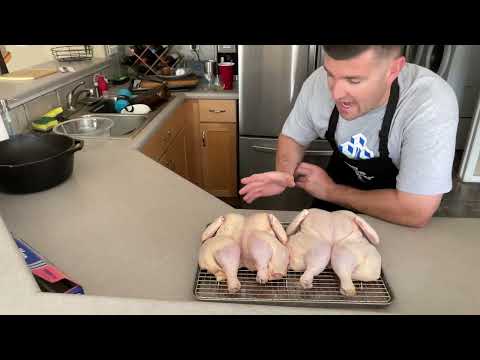 How to Smoke a Barbecue Chicken! Simple Quick and Easy!
