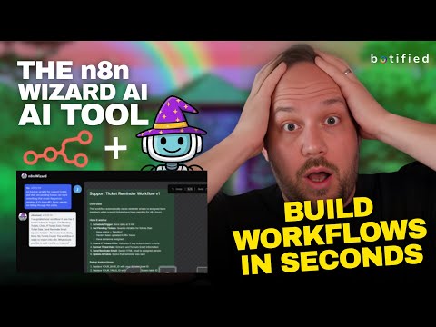New n8n Wizard AI Tool - Build Workflows in Seconds (vibe coding)