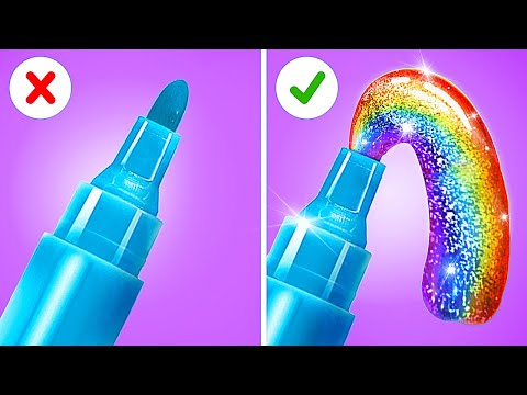 QUICK & CLEVER ART TRICKS! Easy & Creative Hacks for Stunning Artwork by 123GO!